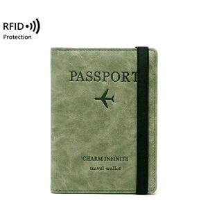 Passport Holder Travel Essentials Passport Wallet RFID Blocking for Men Women US